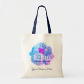 Cute Blessed is de naam van de Heer Christelijk Tote Bag (Voorkant)