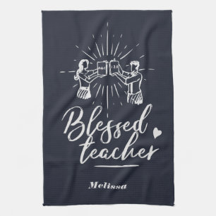 Cute Blessed Teacher School Principal Theedoek