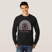 Cute Blessed To Be Called Memaw Rainbow Mom Grandm T-shirt (Voorkant volledig)
