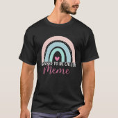 Cute Blessed To Be Called Meme Boho Rainbow Mom Gr T-shirt (Voorkant)