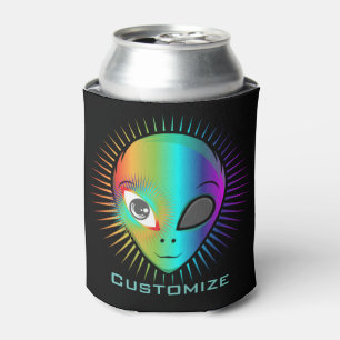 Cute Blinking Alien Head Thunder_Cove Blikjeskoeler