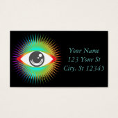 Cute Blinking Eye Thunder_Cove Visitekaartje (Voorkant)