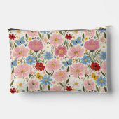 Cute Bloem Accessoire Zakje Etui (Achterkant)