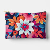 Cute Bloem Motief Accessoire Pouch Etui (Voorkant)
