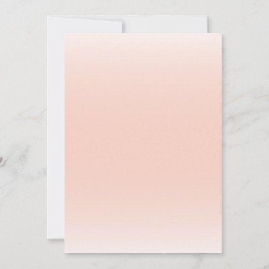 Cute Bloemige Olifant Baby Meisje Baby Shower Kaart (Achterkant)