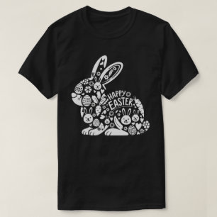 Cute bloemkonijn Pasen T-shirt voor vrouwen – Play