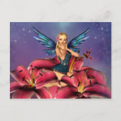 Cute blonde Fairy Briefkaart (Voorkant)
