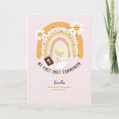 Cute Blonde Hair Girl Bedankkaart (Voorkant)