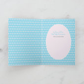 Cute Blonde Hair Girl Bedankkaart (Binnen)