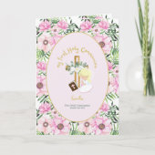 Cute Blonde Hair Girl Bedankkaart (Voorkant)