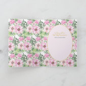 Cute Blonde Hair Girl Bedankkaart (Binnen)