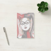Cute Blonde Jester Girl Art Sticky Notes (Kantoor)