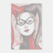 Cute Blonde Jester Girl Art Sticky Notes (Voorkant)