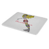 Cute Blonde Mermaid Thunder_Cove Snijplank (Hoek)