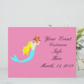 Cute Blonde Mermaids met Star Thunder_Cove (Staand voorkant)