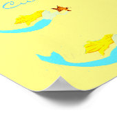 Cute Blonde Mermaids met Star Thunder_Cove Poster (Hoek)
