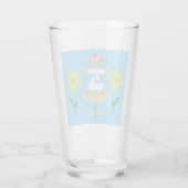 Cute Blonde Pigtails Scarecrow Glas (Achterkant)