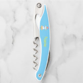 Cute Blonde Pigtails Scarecrow Kurkentrekker (Voorkant)