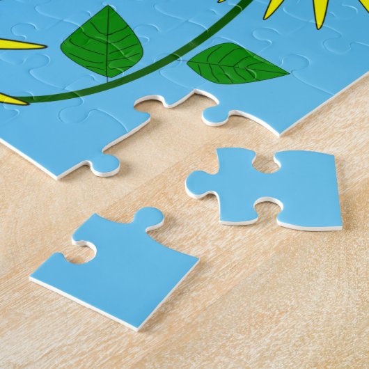 Cute Blonde Pigtails Scarecrow Legpuzzel (Zijkant)