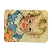  Cute Blonde Scandinavian Baby Boy of Girl Magneet (Horizontaal)