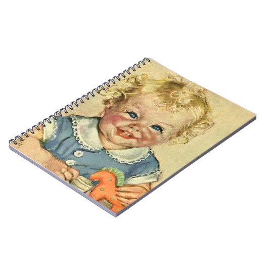  Cute Blonde Scandinavian Baby Boy of Girl Notitieboek (Linkerzijde)