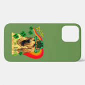 Cute Bloodhound St Patricks Day Case-Mate iPhone Case (Achterkant (horizontaal))