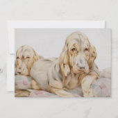  Cute Bloodhounds, Puppy Dogs door EJ Detmold (Voorkant)