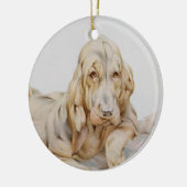  Cute Bloodhounds, Puppy Dogs door EJ Detmold Keramisch Ornament (Links)