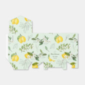 Cute Blooming Lemons Waterverf Baby shower Bedankdoosjes (Uitgevouwen)
