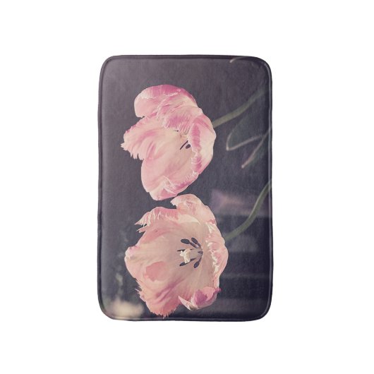 Cute Blooming Tulips - Persoonlijk Badmat (Voorkant Verticaal)