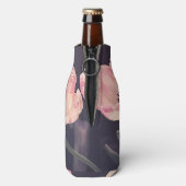 Cute Blooming Tulips - Persoonlijk Flesjeskoeler (Fles Achterkant)