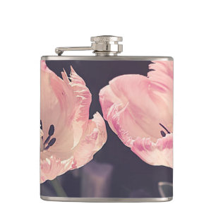 Cute Blooming Tulips - Persoonlijk Heupfles