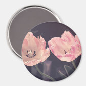 Cute Blooming Tulips - Persoonlijk Magneet (Voorkant / Achterkant)