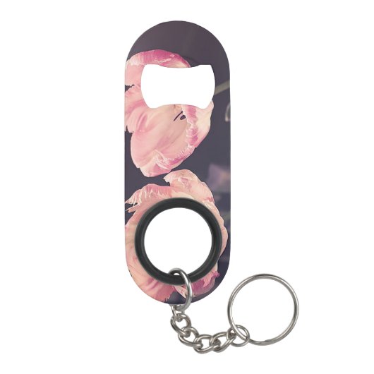 Cute Blooming Tulips - Persoonlijk Mini Flessenopener (Achterkant)