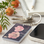 Cute Blooming Tulips - Persoonlijk Sleutelhanger (Voorkant Rechts)