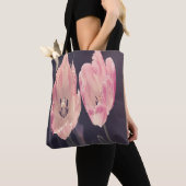 Cute Blooming Tulips - Persoonlijk Tote Bag (Dichtbij)