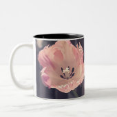 Cute Blooming Tulips - Persoonlijk Tweekleurige Koffiemok (Links)