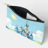 Cute blue and white castle etui (Open)