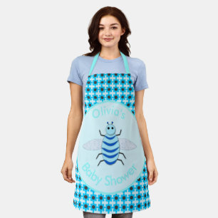 Cute Blue Baby Boy Bee Baby shower Custom Schort