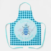 Cute Blue Baby Boy Bee Baby shower Custom Schort (Voorkant)