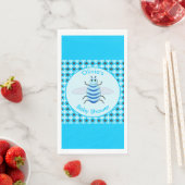 Cute Blue Baby Boy Bee Baby shower Custom Servet (Insitu)