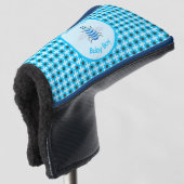 Cute Blue Baby Boy Bee Custom Golfheadcover (3/4 voorkant)