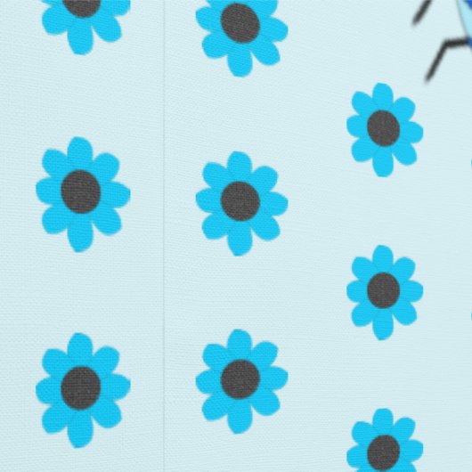 Cute Blue Baby Boy Bee Pattered Behang (Zoom)