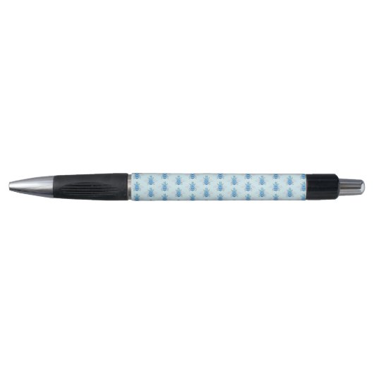 Cute Blue Baby Boy Bee Pen (Voorkant)