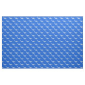 Cute Blue Baby Boy Narwhal-patterned Stof (Yard (91,4 cm))