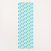 Cute Blue Baby Boy Owl Yoga Mat (Voorkant)
