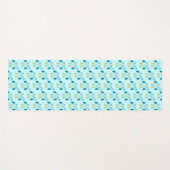 Cute Blue Baby Boy Owl Yoga Mat (Voorkant (horizontaal))