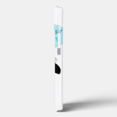 Cute Blue Baby Boy Penguin iPad Case (Achterkant / Links)