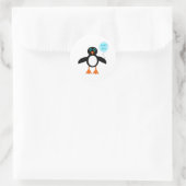 Cute Blue Baby Boy Penguin Stickers (Tas)