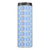 Cute Blue Baby Boy Pumpkin Custom Patterned Thermosbeker (Achterkant)